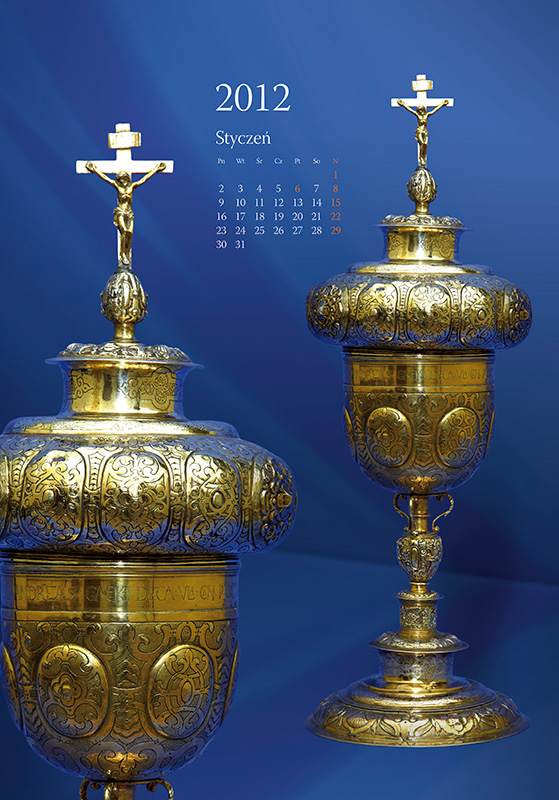 Treasures of Cathedral - calendar, january