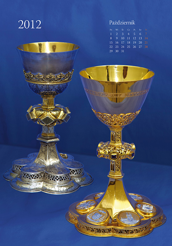 Treasures of Cathedral - calendar, october