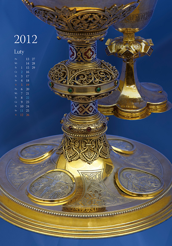 Treasures of Cathedral - calendar, february