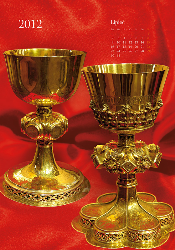 Treasures of Cathedral - calendar, july