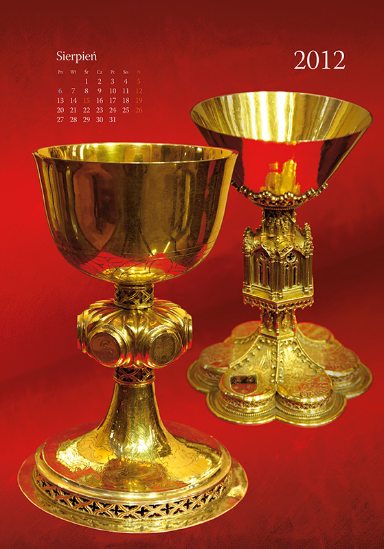 Treasures of Cathedral - calendar, august
